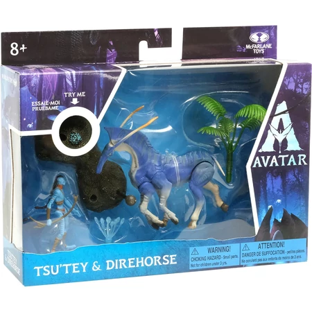 Avatar Tsu'Tey & Direhorse játékfigura