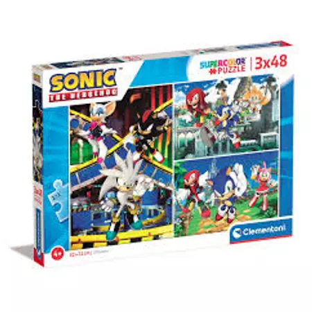 Sonic 3x48 db-os puzzle - Clementoni 25280