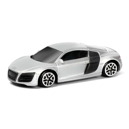 RMZ City Audi R8 V10 2011 (3996) ezüst kisautó - 7 cm