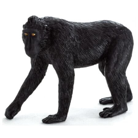Animal Planet Fekete tarajos makákó figura