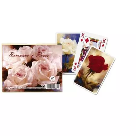 Romantika és Rózsák 2x55 lapos römi kártya - Piatnik