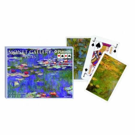 Monet - Lilies Luxus römi kártya 2x55 lap - Piatnik