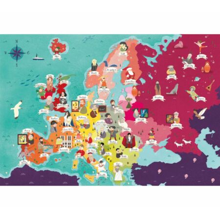 Hírességek Európában 250 db-os puzzle - Clementoni