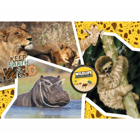 Vadvilág kutató 104 db-os puzzle - Clementoni National Geographic Kids 27143