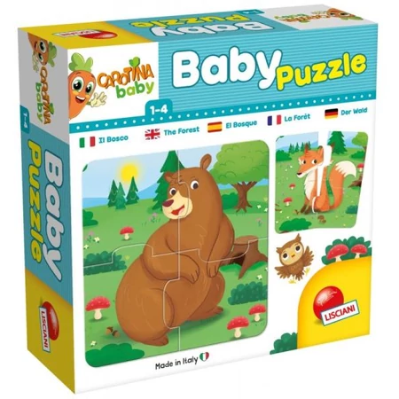 Erdő 6x4 db-os baby puzzle - Carotina