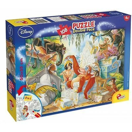 Dzsungel könyve - 2az 1-ben 108 db-os puzzle