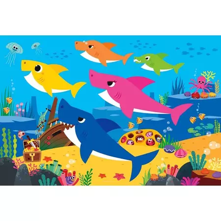 Baby Shark 104 db-os puzzle - Clementoni 23751