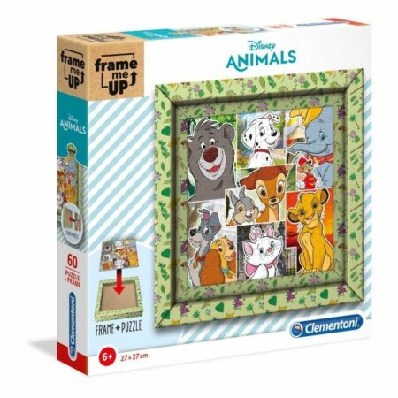 Disney állatok 60 db-os puzzle képkerettel