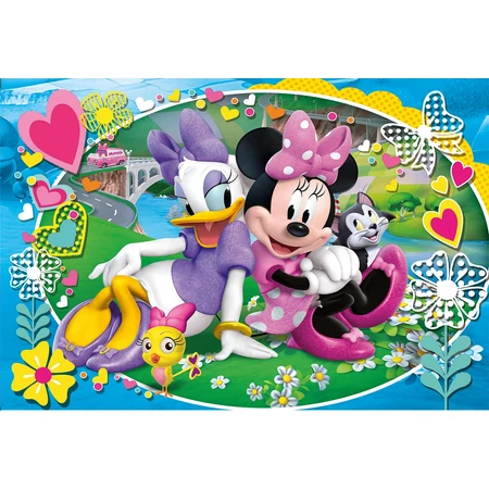 Minnie kis segítői 104 db-os Maxi puzzle - Clementoni 23708