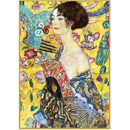 Klimt - Hölgy legyezővel 1000 db-os puzzle - Piatnik