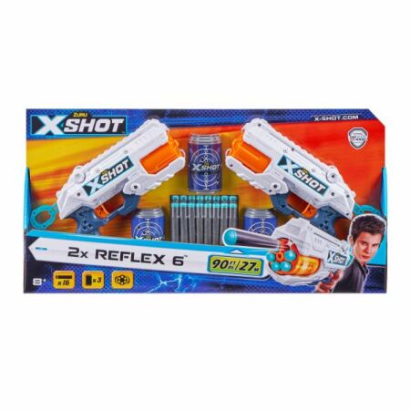 X-Shot Excel Reflex 6 - 2 db-os szivacslövő fegyver