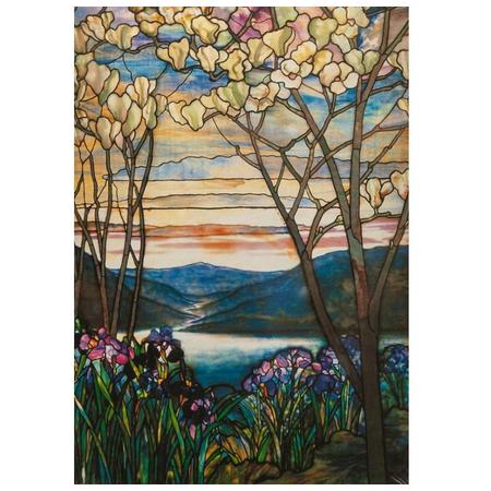 Tiffany- Magnolia és írisz 1000 db-os puzzle - Piatnik
