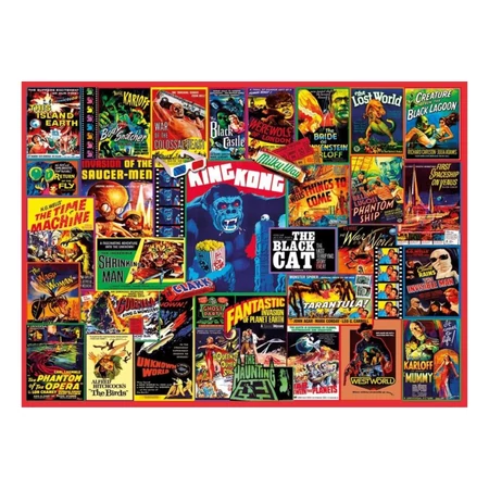 Klasszikus thriller filmek 1000 db-os puzzle - Clemetoni 39602