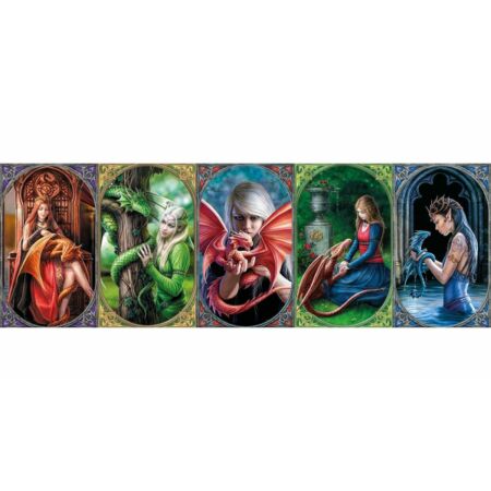 Anne Stokes Collection - Dragon Friendship 1000 db-os panoráma puzzle - Clementoni 39598