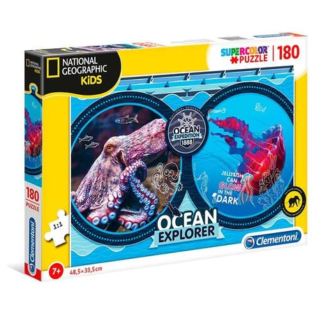 National Geo Kids Óceáni felfedező - 180 db-os puzzle - Clementoni 29205