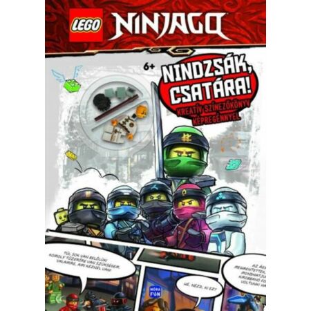 Móra Lego Ninjago – Nindzsák, csatára! - ajándék Cole minifigurával