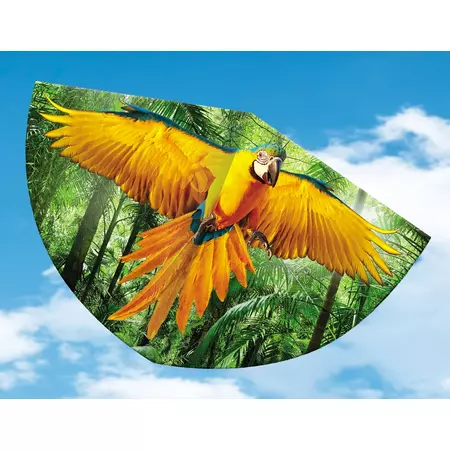 Günther Papagei  papagáj nylon papírsárkány 75x48 cm-es