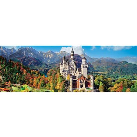 Neuschwanstein 1000 db-os Panoráma puzzle - Clementoni