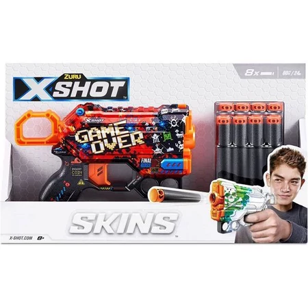 Xshot Excel Skins Menace - Game Over szivacslövő játékpisztoly