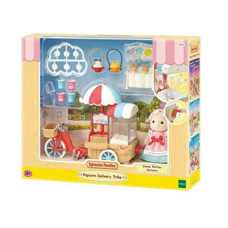 Sylvanian Popcorn szállító bicaj bárány mamával (5653)