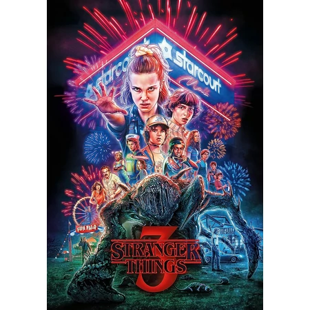 Stranger things 3D 1000 db-os puzzle - Clemetoni