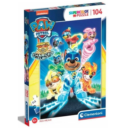 Mancs Őrjárat: Mighty Pups supercolor puzzle 104 db-os - Clementoni 27165