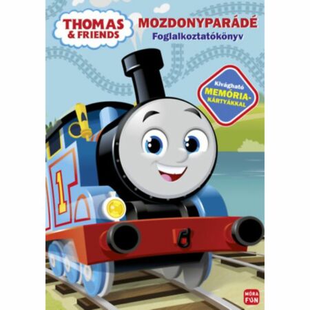 Thomas, a gőzmozdony - Mozdonyparádé - Foglalkoztatókönyv - Kivágható memóriakártyákkal
