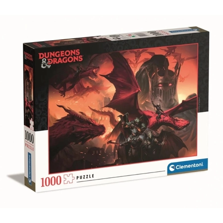 Clementoni Dungeons and Dragons - Vörös Sárkány, 1000 db-os