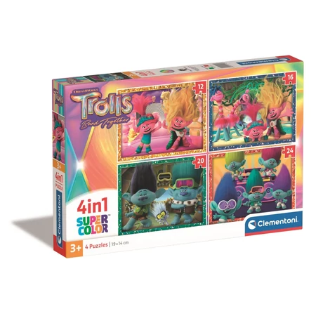 Trollok puzzle (4 in 1) Clementoni 21527