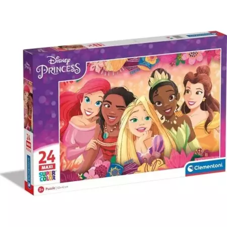 Clementoni - Disney Hercegnők Maxi Puzzle 24 db-os