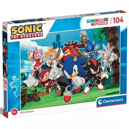 Sonic, a sündisznó 104 db-os puzzle - Clementoni 27159