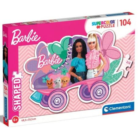 Barbie görkorcsolya supercolor 104 db-os puzzle - Clementoni 27164