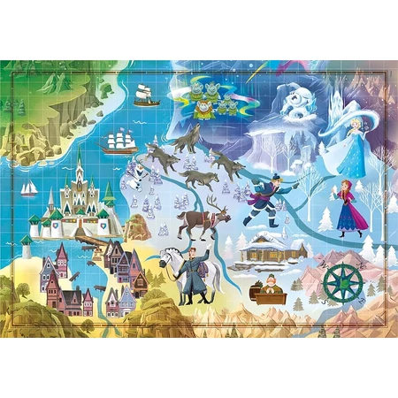 Frozen 1000 db-os puzzle - Clemetoni