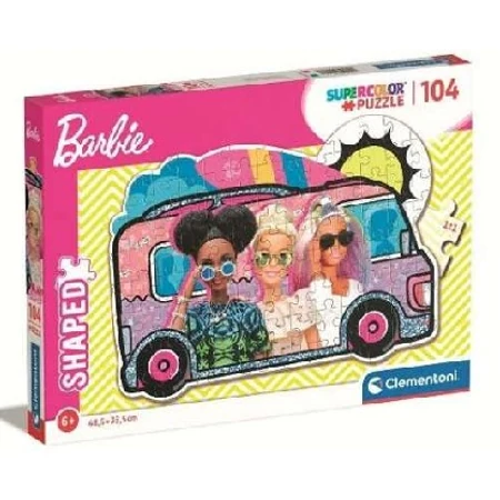 Barbie lakóautója supercolor 104 db-os puzzle - Clementoni 27162