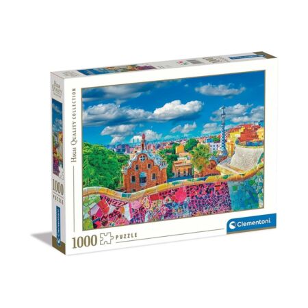 Güell Park Barcelona puzzle, 1000 db-os puzzle - Clementoni 39744