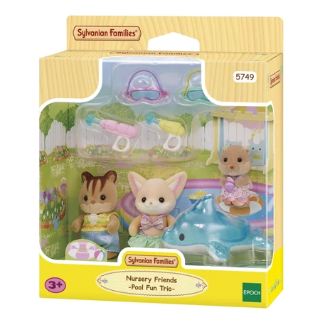 Sylvanian Families Ovis barátok - Medencézős szett figurákkal (5749)