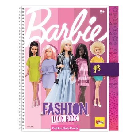 Barbie divattervező vázlatfüzet FASHION LOOK BOOK