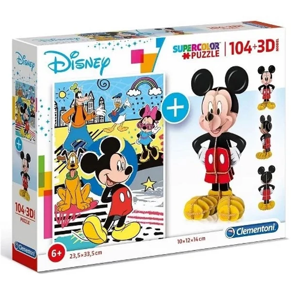 Mickey 104 db-os 3D puzzle - Clementoni 20157