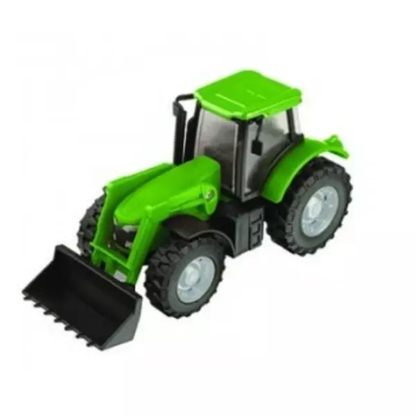 Teamsterz traktor kiegészítőkkel zöld, 12 cm