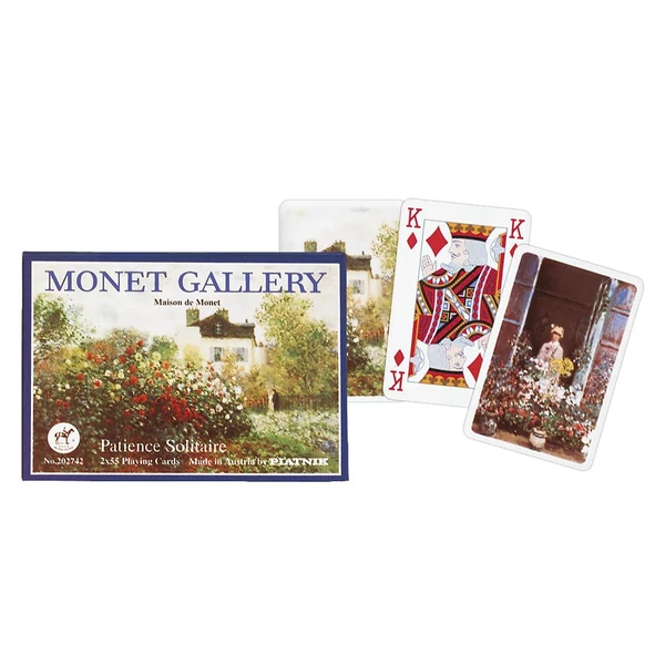 Monet Gallery pasziánsz kártya 2x55 lap - Piatnik