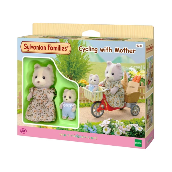 Sylvanian Families bicajozás anyával szett