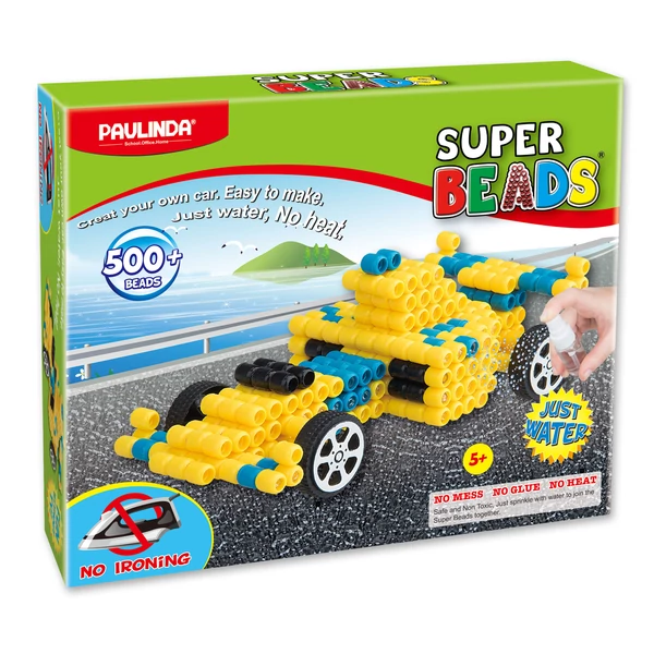 Paulinda Super Beads F1 versenyautó 500 db-os szett