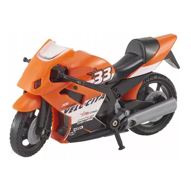 Teamsterz motor, piros-fekete, 12 cm