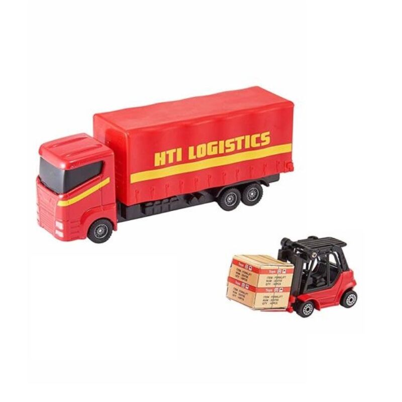 Teamsterz HTI Logistics teherautó targoncával, 15 + 7 cm