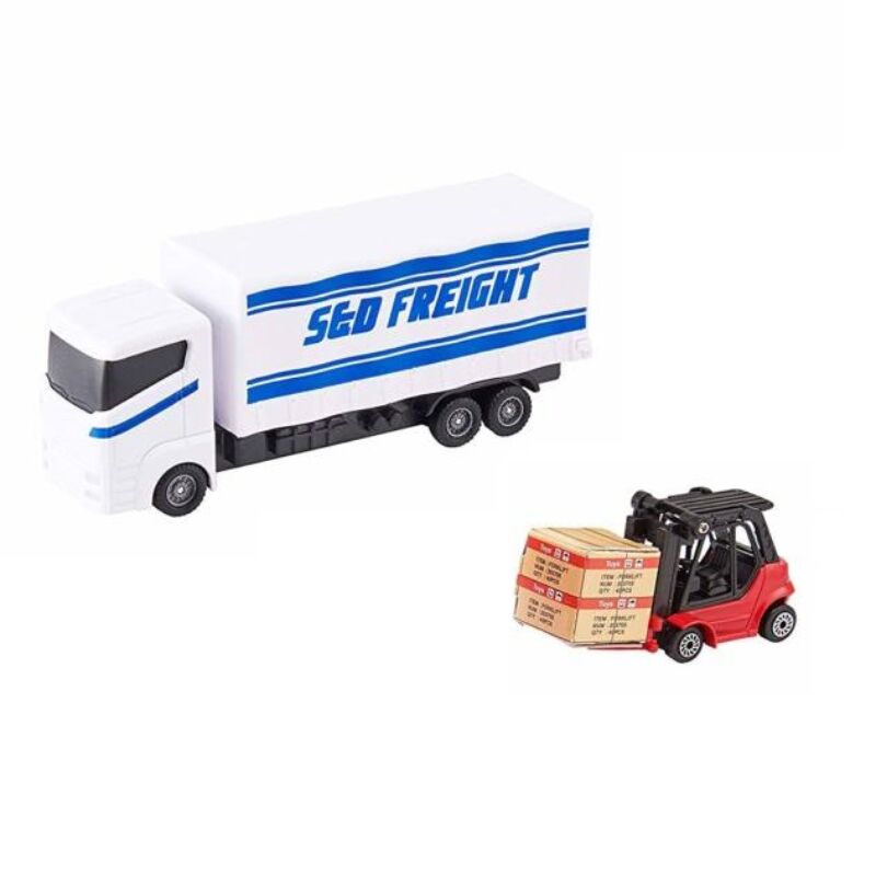 Teamsterz SnD Freight teherautó targoncával, 15 + 7 cm