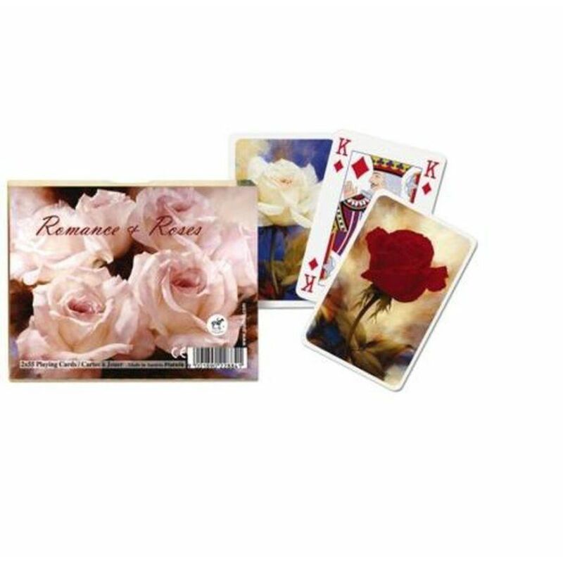 Romantika és Rózsák 2x55 lapos römi kártya - Piatnik
