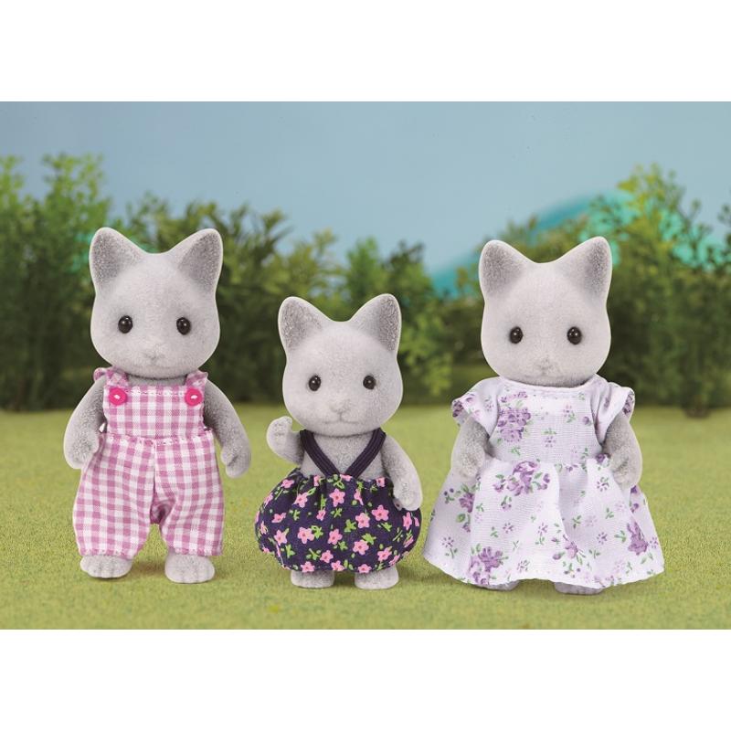 Sylvanian families Szürke cica család