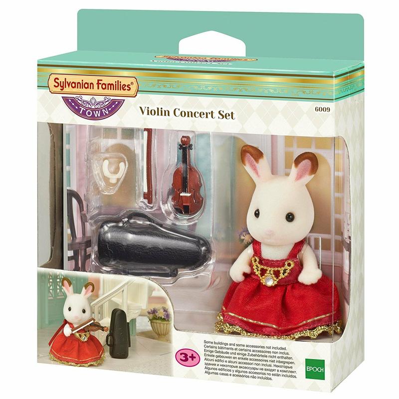 Sylvanian Families Városi hegedűművész csoki nyuszi