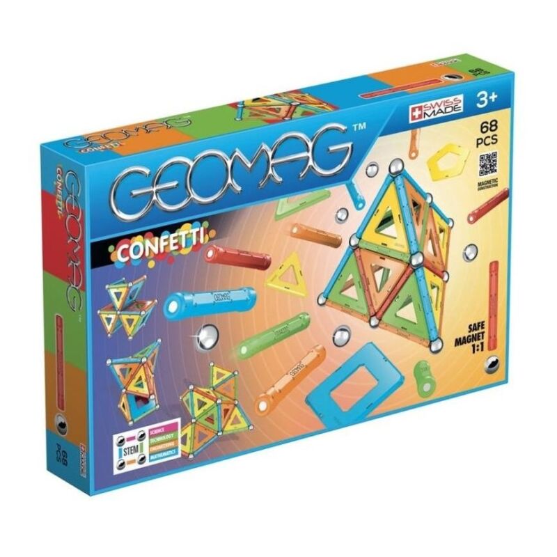 Geomag Confetti 68 darabos készlet
