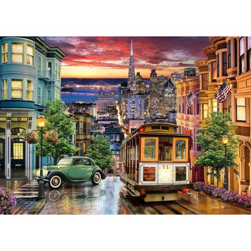 San Francisco 3000 db-os puzzle - Clementoni